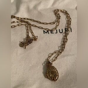 Mejuri 18K Gold Locket Necklace